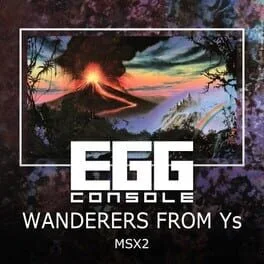 Eggconsole Wanderers From Ys MSX2 cover